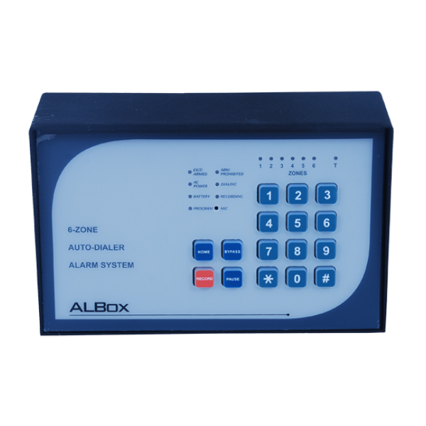 ACP611 6-Zone Alarm Control Panel With Power Supply 2A 